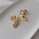 Golden Flame Earrings