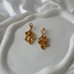 Golden Petal Pearl Drops