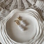 Pearl Link Drop Earrings
