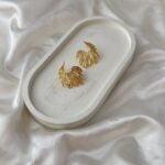 Golden Fern Hoops