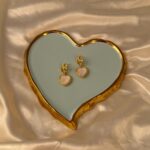 Gilded Heart Bloom Studs