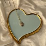 pave crystal pendant.