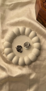 Silver Bloom Studs