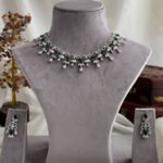 Emerald Spark CZ Necklace Set