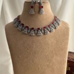 Ruby and Diamond Necklace Set