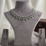 Floral CZ Choker Set