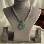 Mint Elegance Diamond Necklace Set